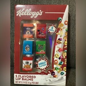 Kelloggs Lip Balm Set, 5 Flavored Lip Balms